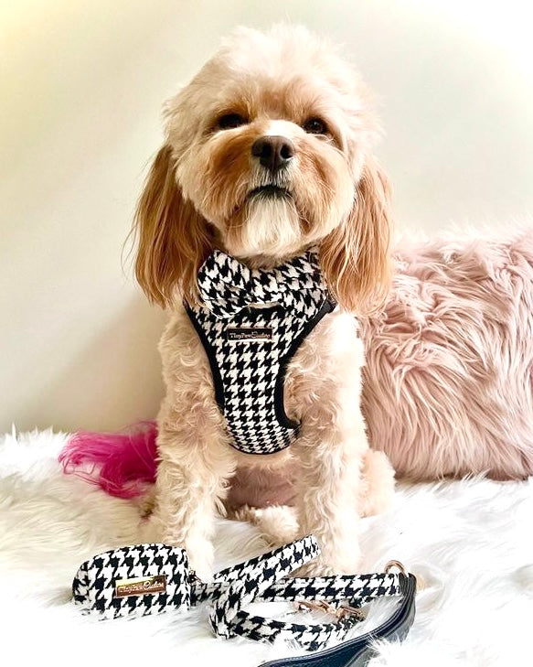 Little Luxe Houndstooth Waste Bag Holder