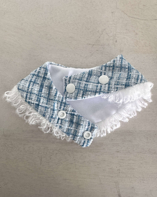 Bella Blue Tweed Couture Bandana