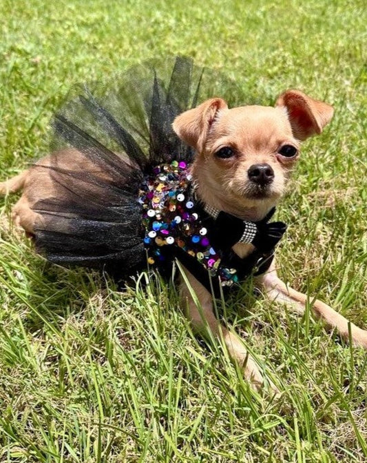Black Funky Sequin Tutu