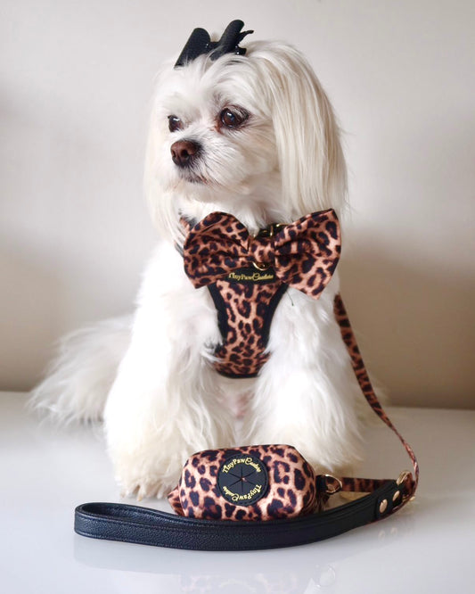 Little Luxe Leopard Waste Bag Holder