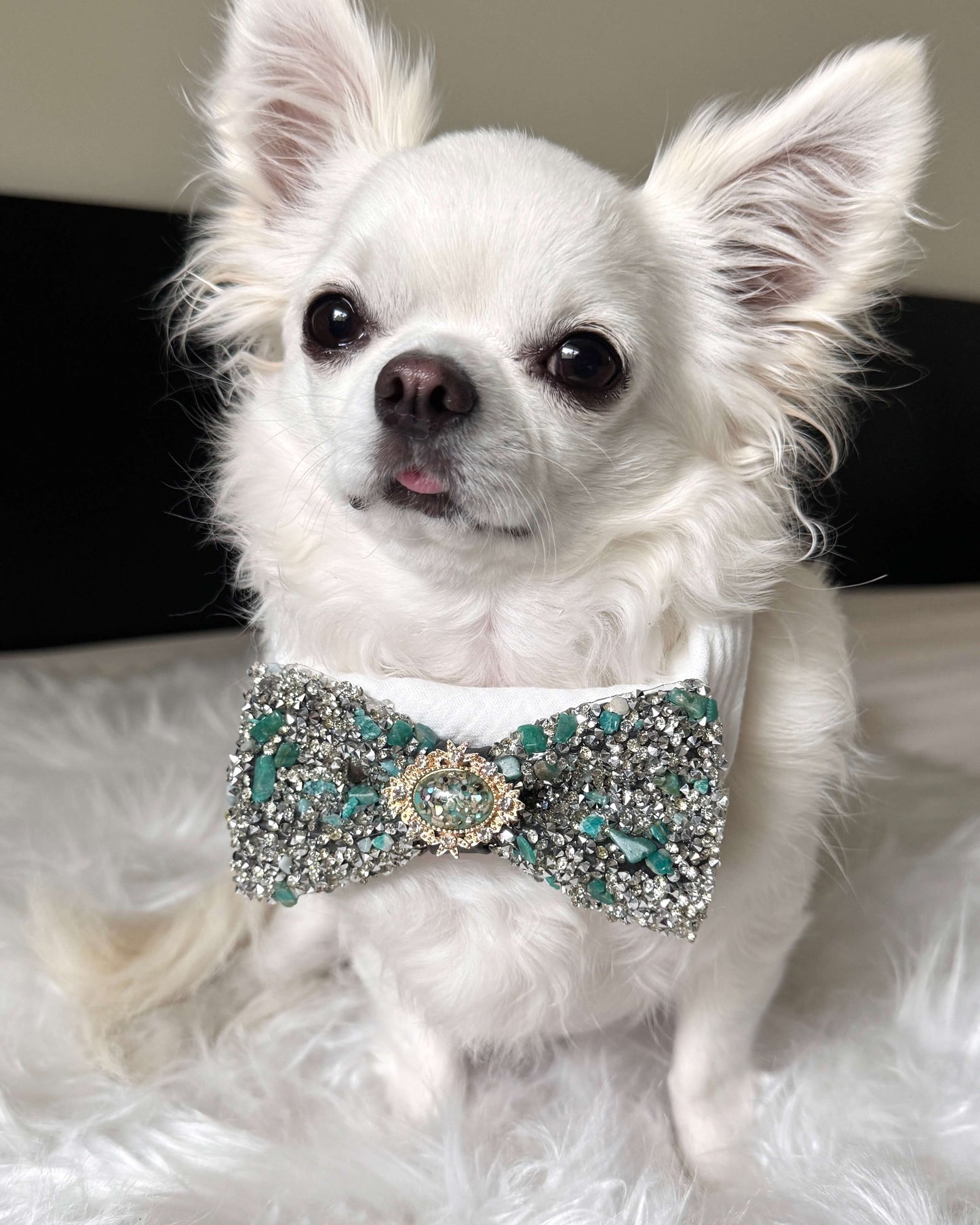 Finley Deluxe Bandana White