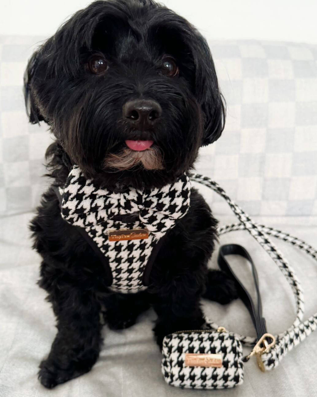 Little Luxe Houndstooth Set