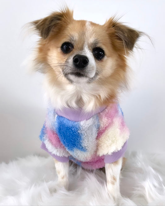 Teddy Jumper Purple Marble