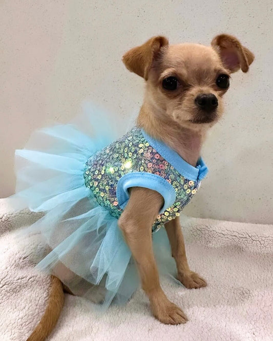 Blue Sequin Tutu