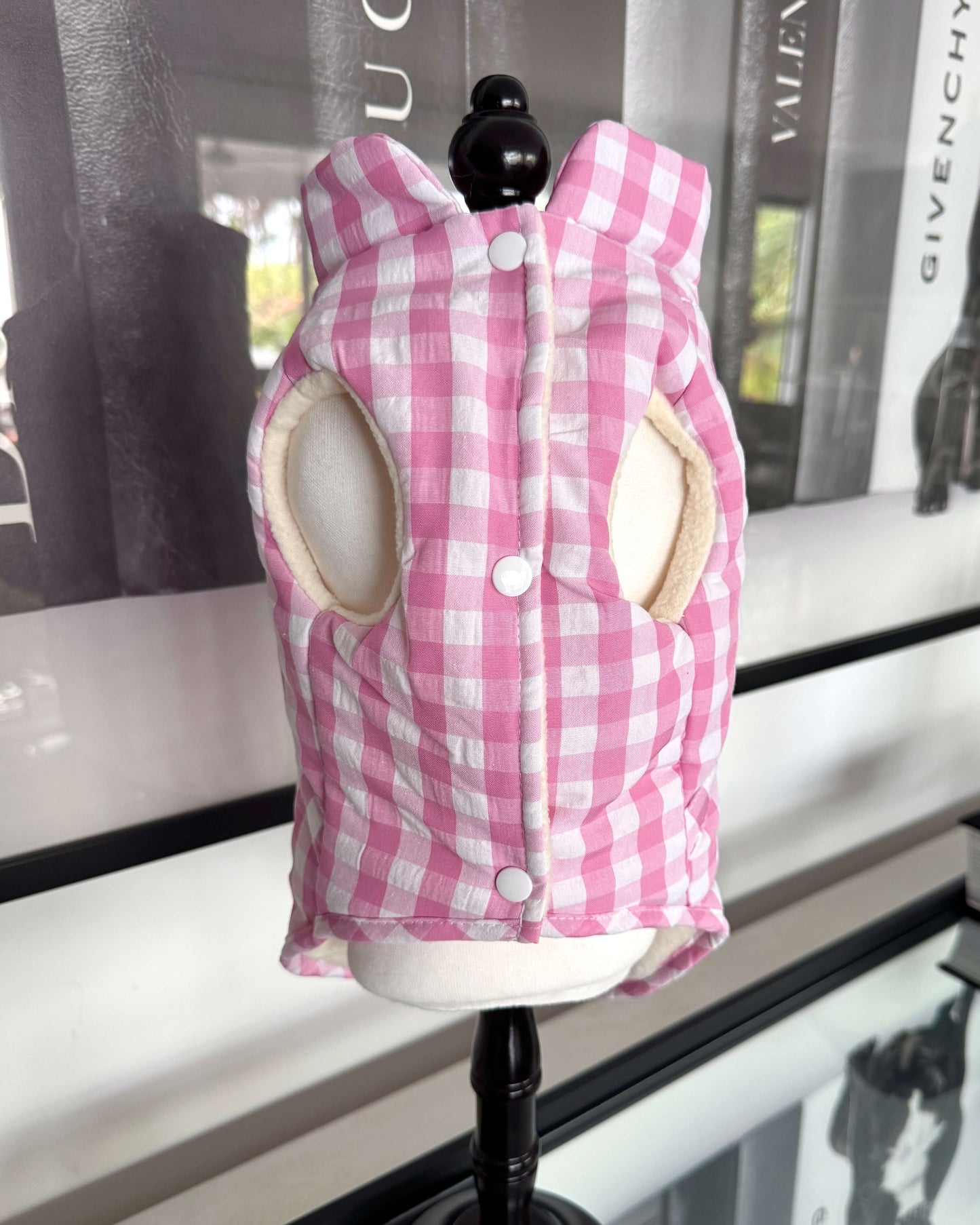 Marlow Macaron Winter Jacket- Strawberry