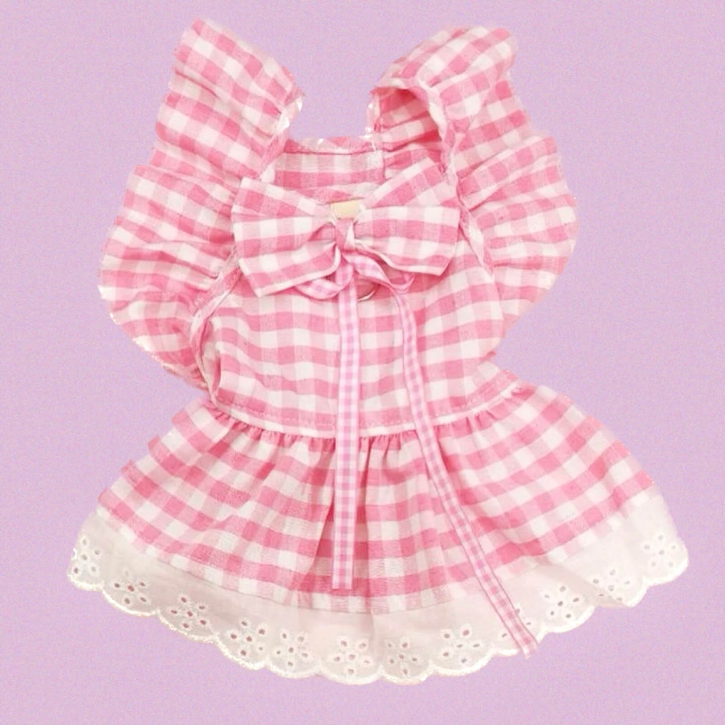Bethany Pink Gingham Dress