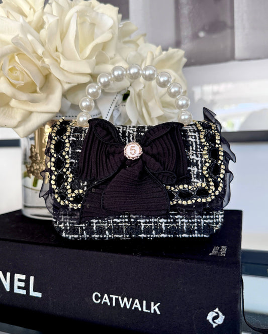 Tiny Paw Couture Mini Bag - Noir Belle Luxe