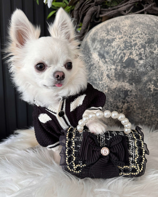 Tiny Paw Couture Mini Bag - Noir Belle Luxe