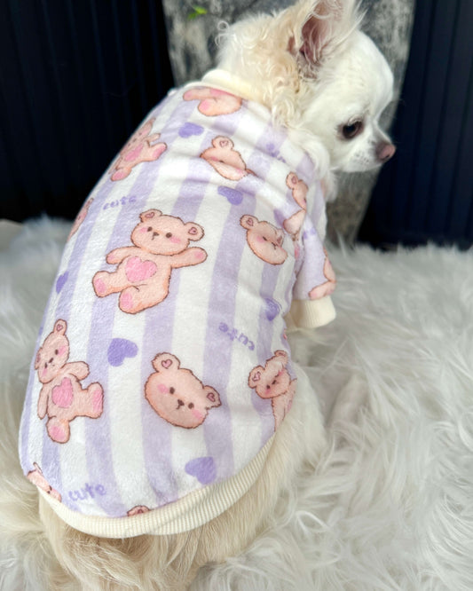 Purple Bear Snuggle Jumper