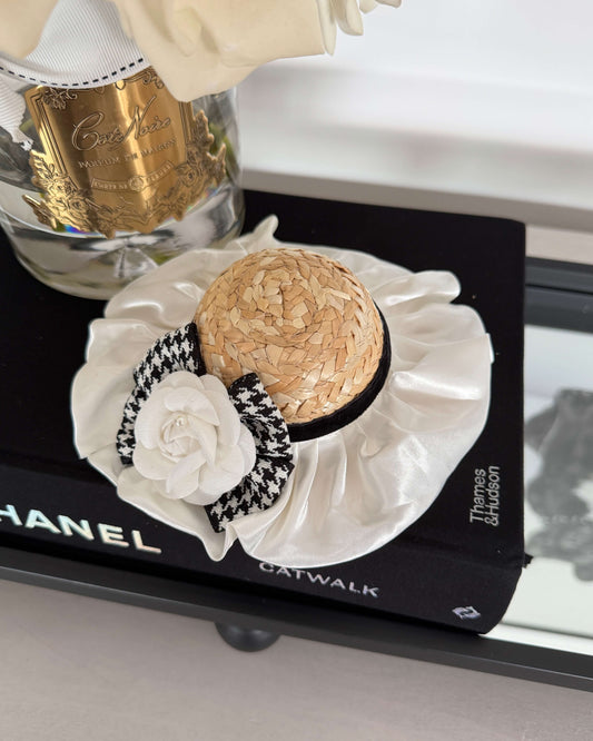 Little Lady Hat - houndstooth