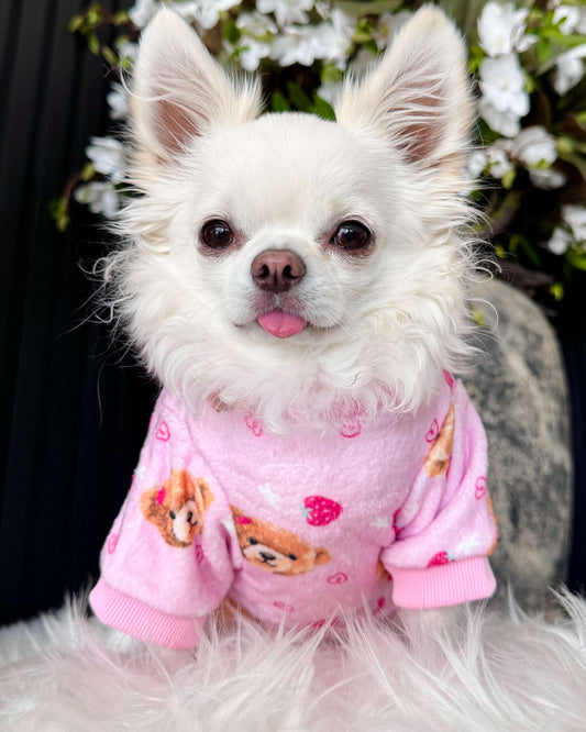 Pink Bear Snuggle Jumper