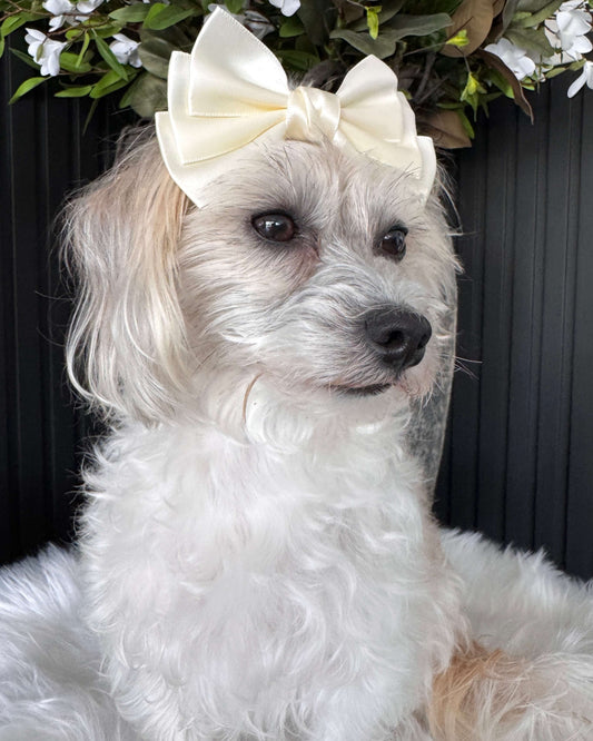 Ivory Grace Hair Bow