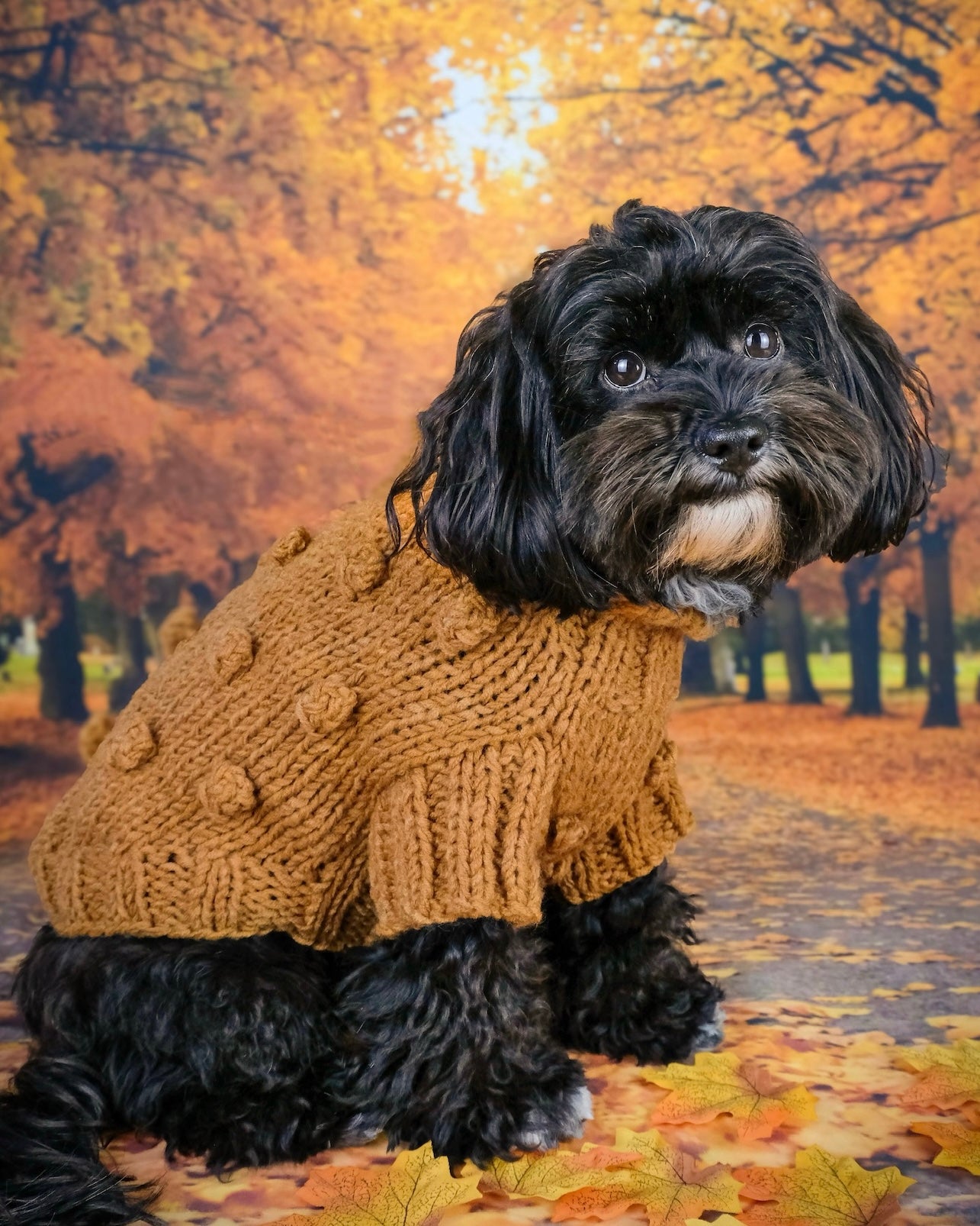 Pom Pom Knit Terracotta