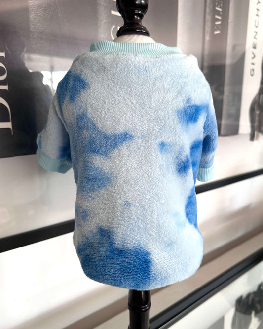 Blue Tie-Die Snuggle Jumper