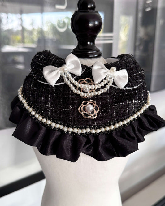 Monique Noir Pearl Bandana
