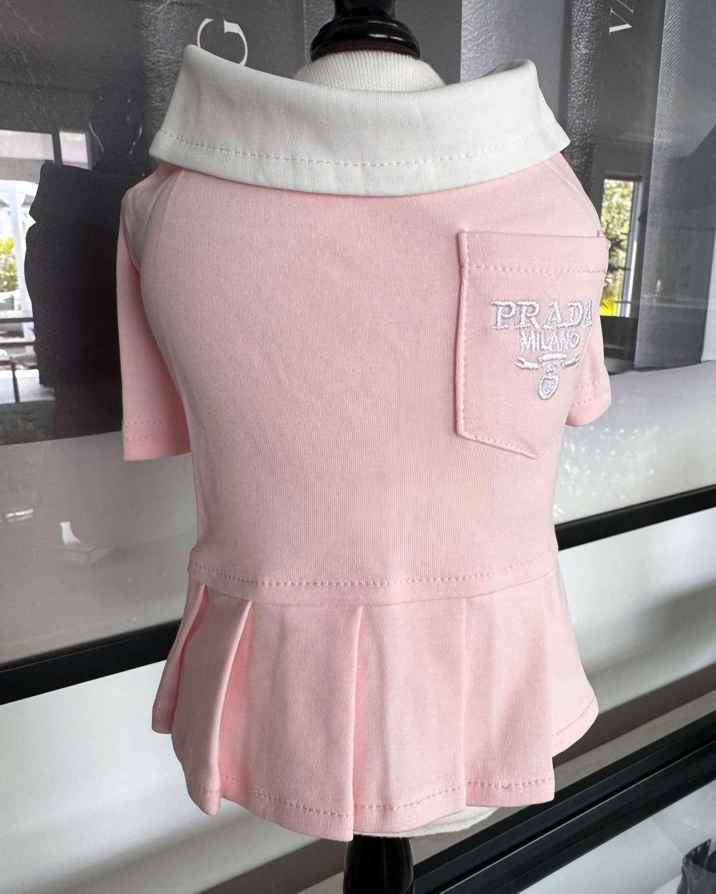 Pawda Polo Dress Pink