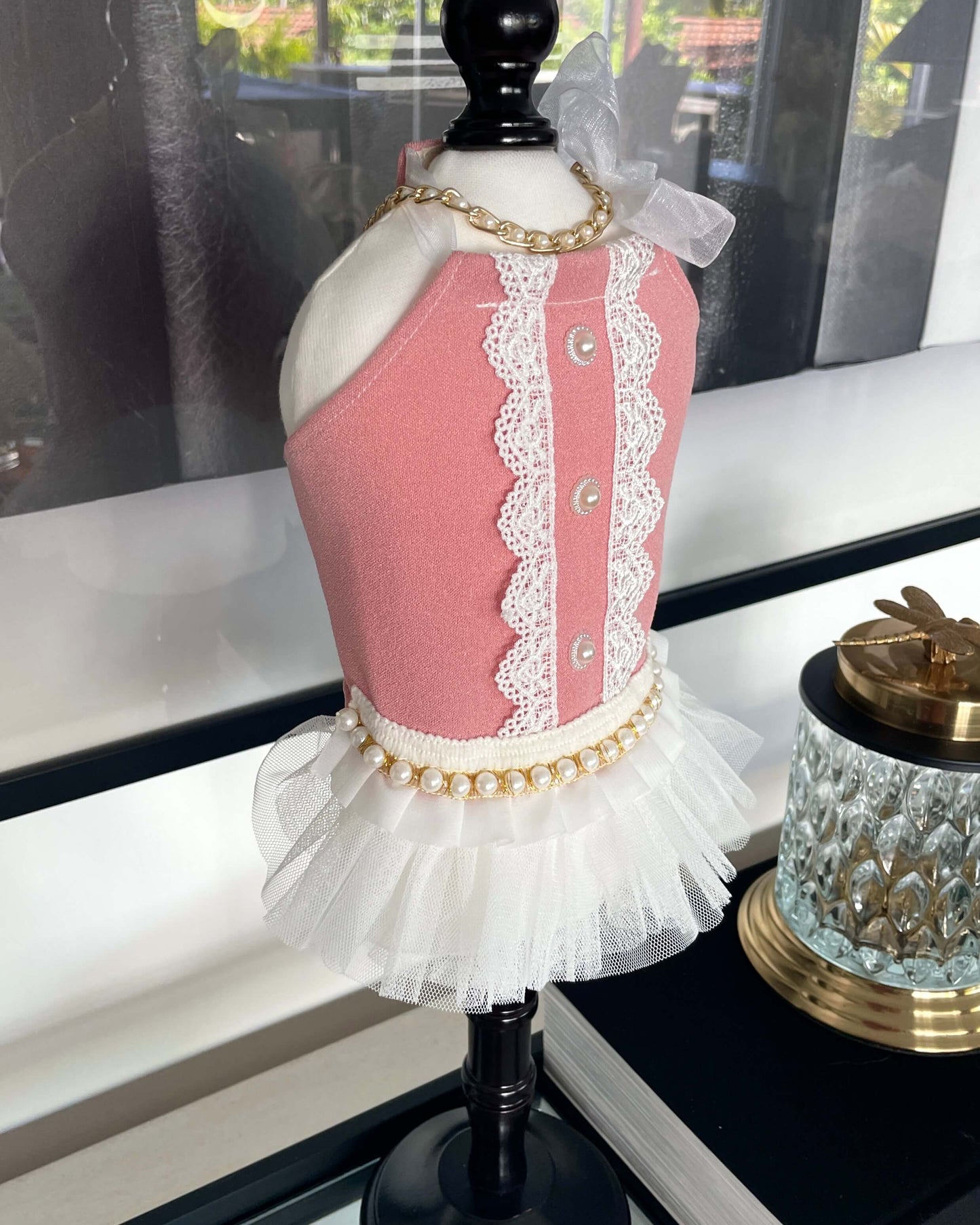 Sophia Luxe Dress Pink