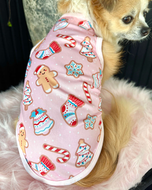 Pink Christmas Singlet