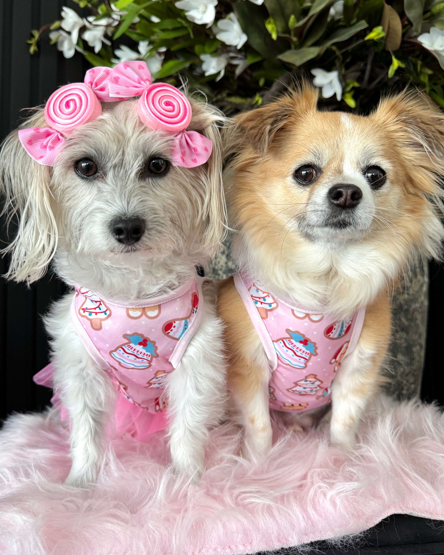 Pink Christmas Singlet