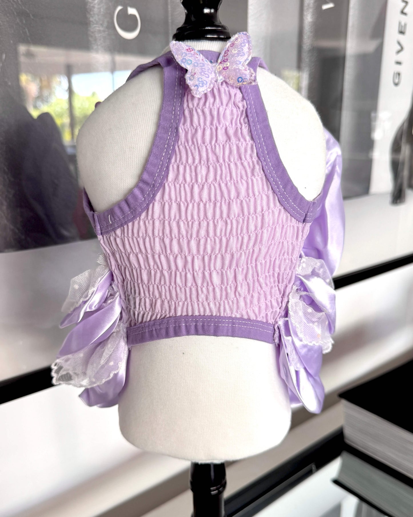Lavender Dream Rosette Dress