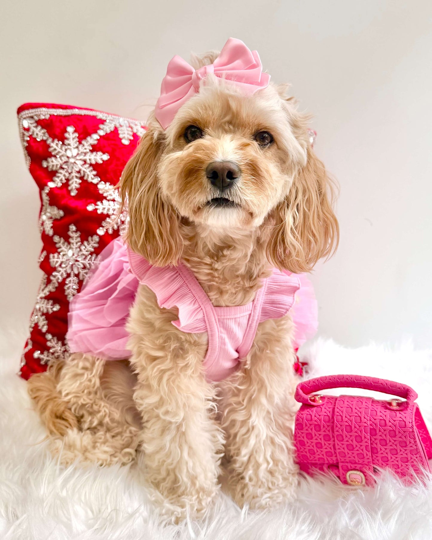 Tiny Paw Couture Mini Bag - Chewnel Petite Pink