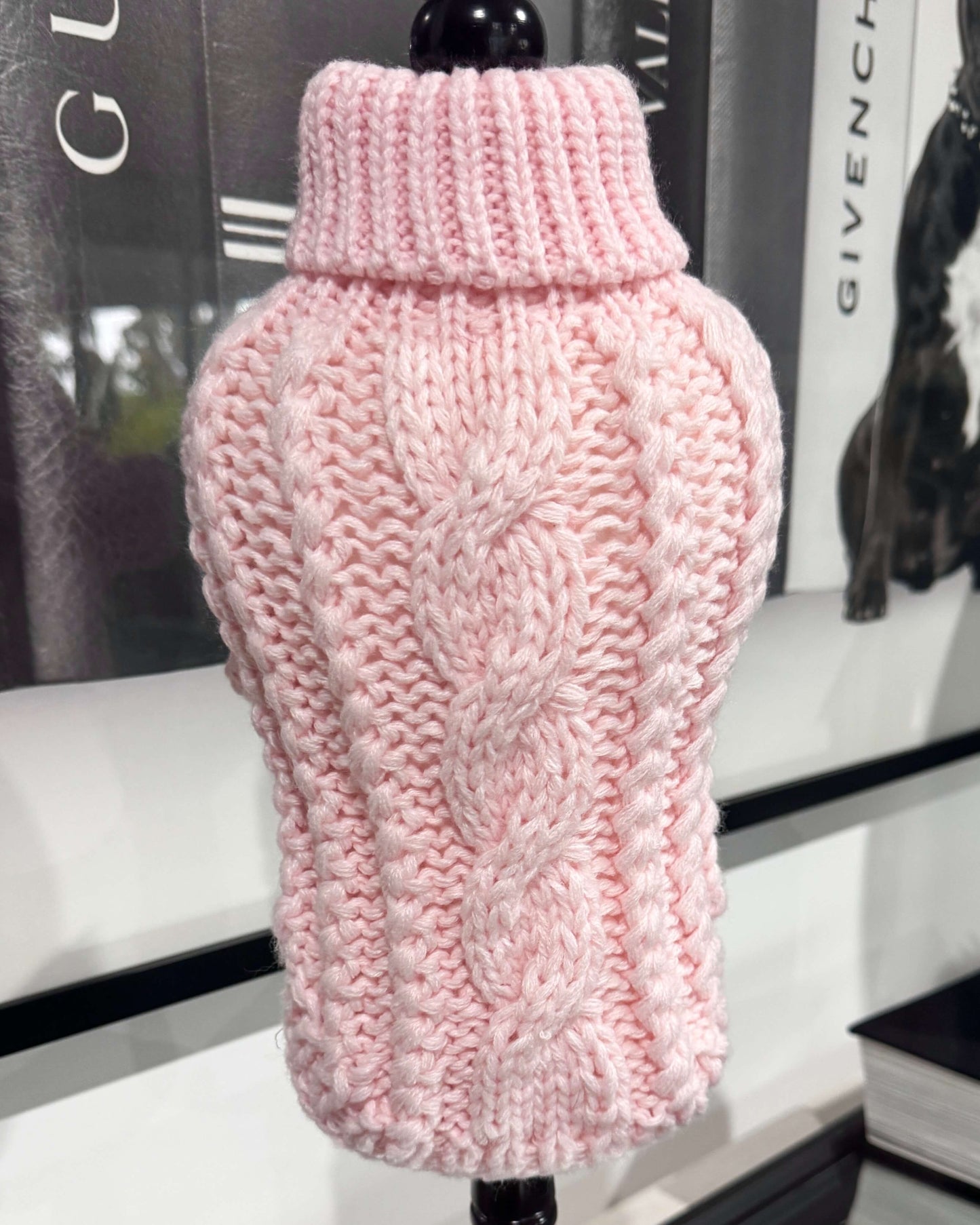 Baby Pink Knitted Cardigan