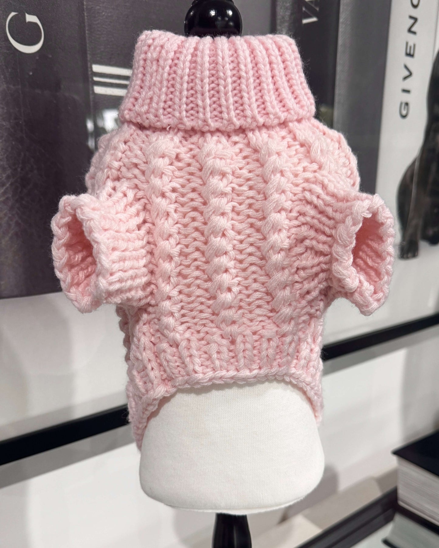 Baby Pink Knitted Cardigan
