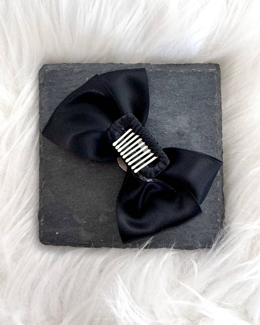 Esme Noir Midi Hair Bow