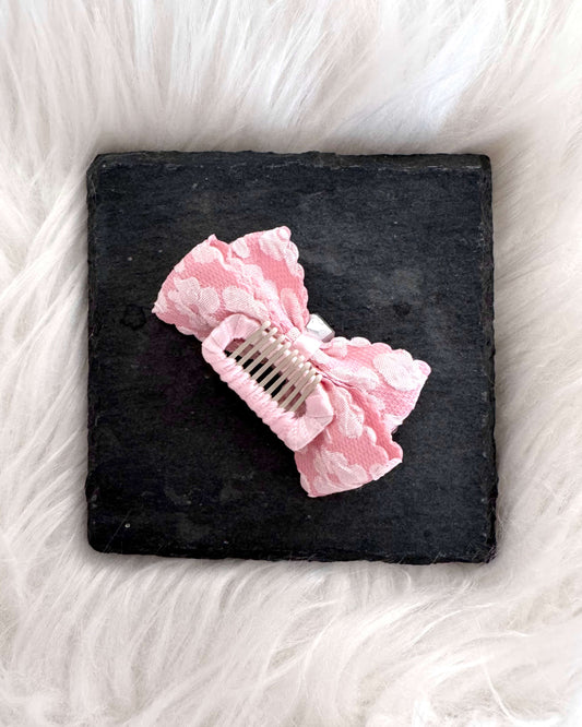 Colette Pink Midi Hair Bow