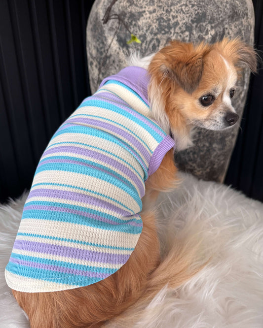 Riley Sleeveless Polo Purple