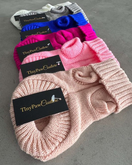 Teenie Tyler Knit Cream White