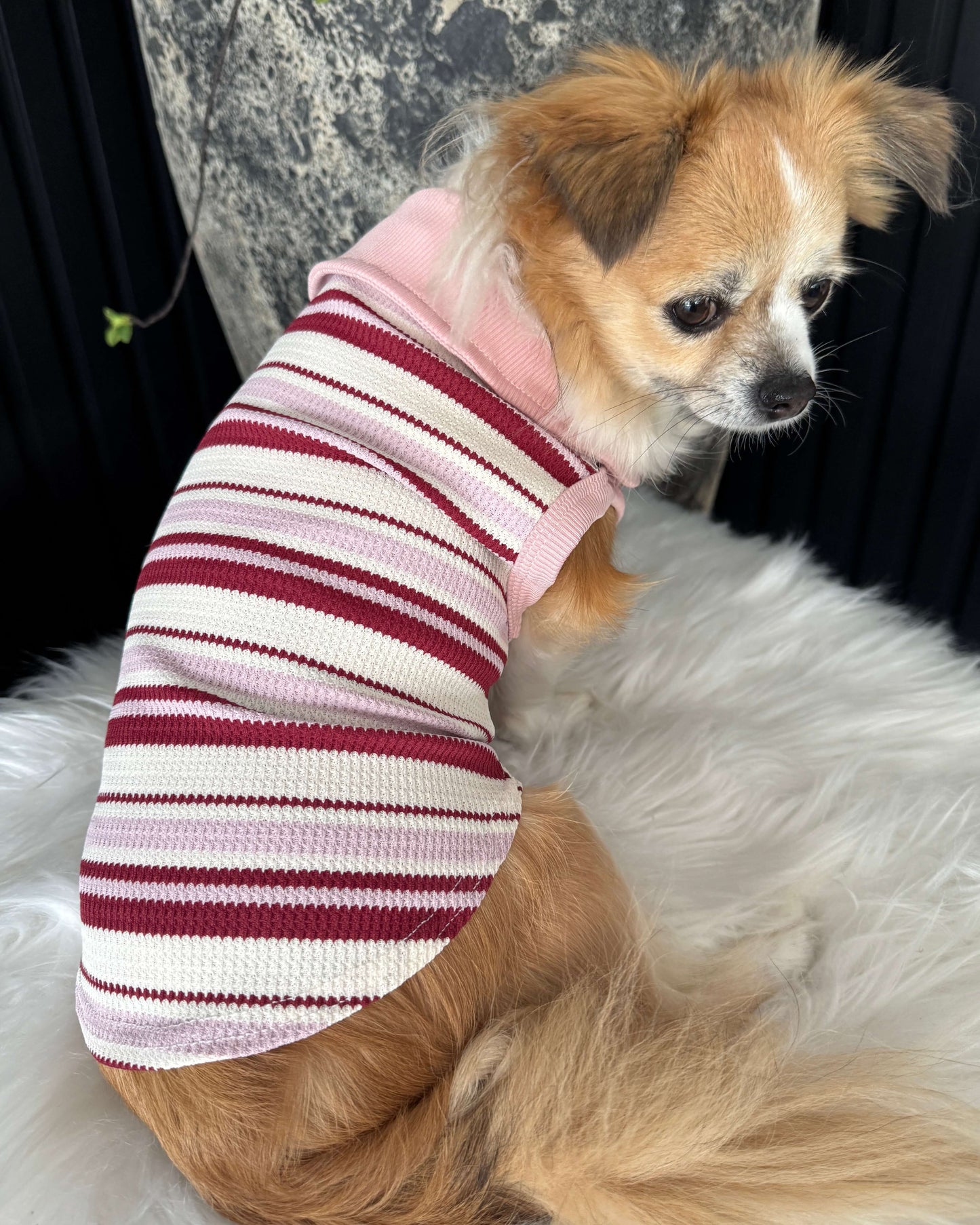 Riley Sleeveless Polo Vintage Dusty Pink