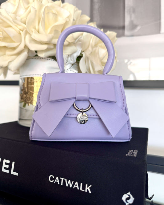 Tiny Paw Couture Mini Bag - Lilac Luxe