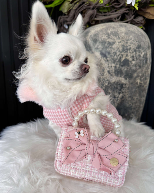 Tiny Paw Couture Mini Bag - Parisian Pup Chic