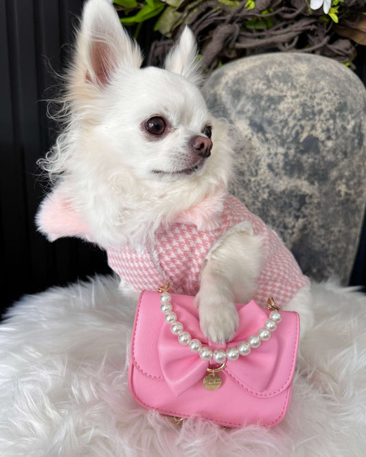 Tiny Paw Couture Mini Bag - Bubblegum Pink