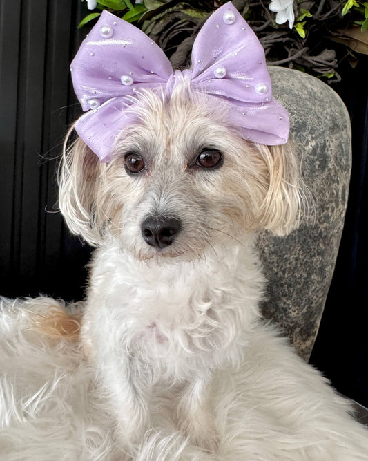 Violet Majesty Hair Bow