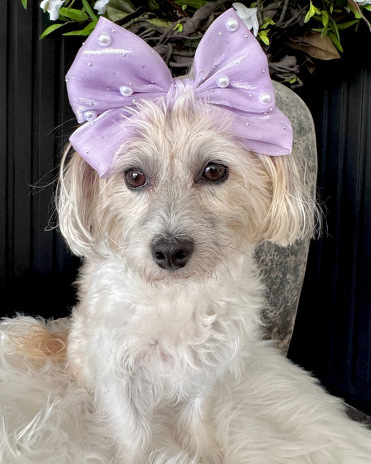 Violet Majesty Hair Bow