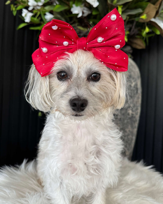Ruby Royale Hair Bow