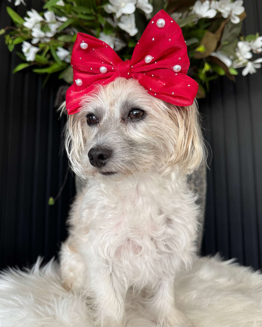 Ruby Royale Hair Bow