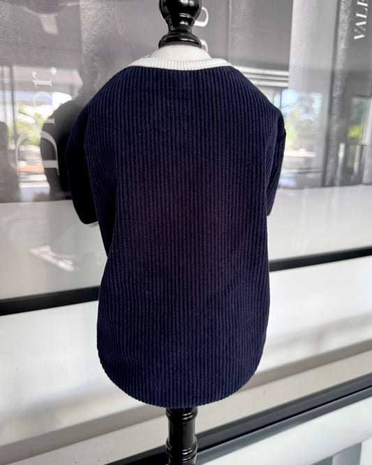 Corduroy Top Blue