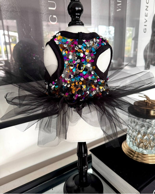 Black Funky Sequin Tutu