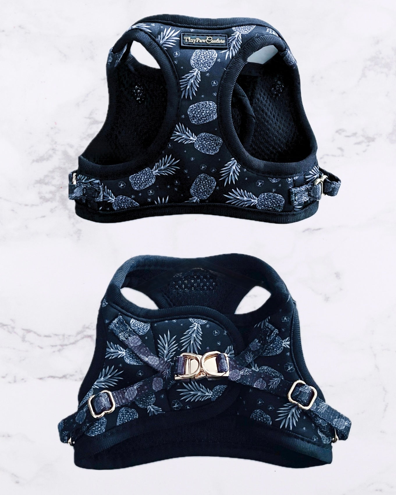 Little Luxe Pineapples Step In Vest Harness