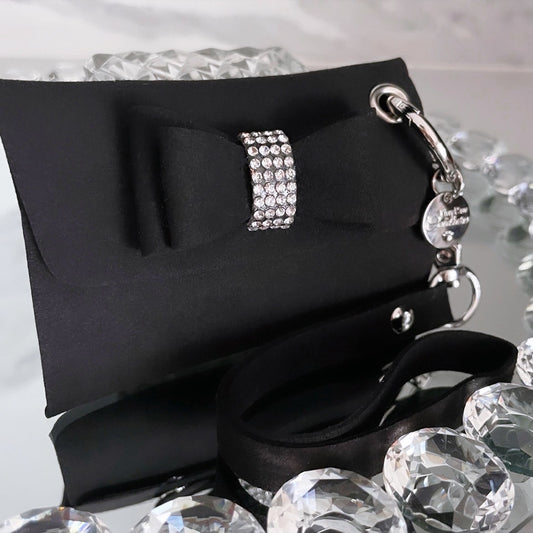 Diamanté Noir Waste Bag Holder