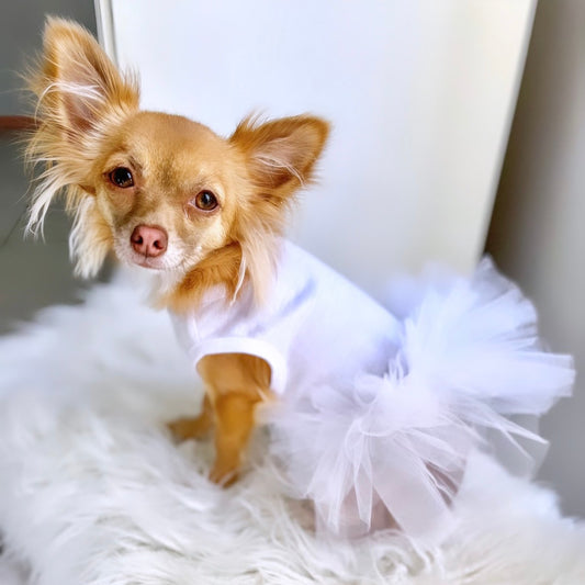 Comfort White Tutu Dress