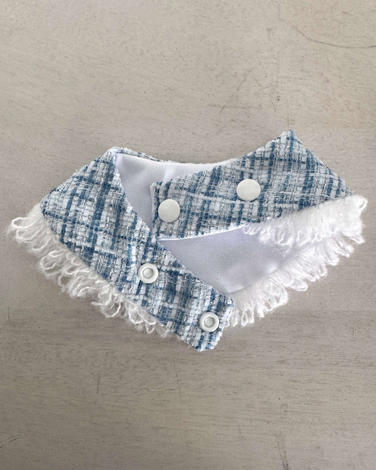 Bella Blue Tweed Couture Bandana