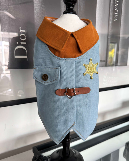Sheriff Denim Vest