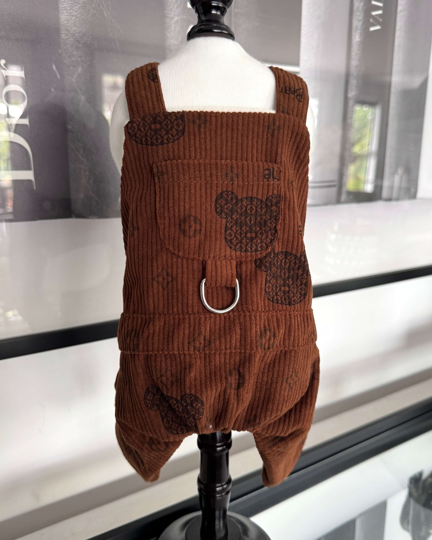 Theo Winter Suspender Onesie