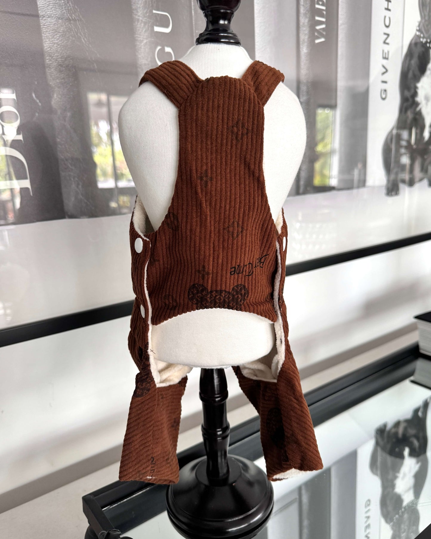 Theo Winter Suspender Onesie