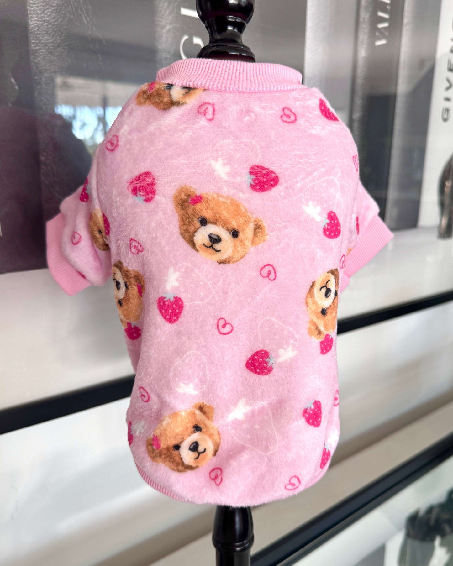 Pink Bear Snuggle Jumper