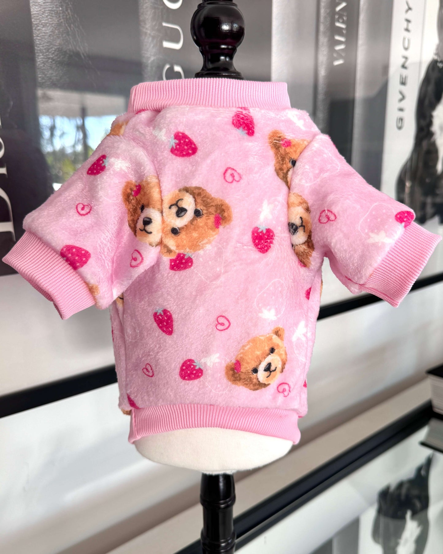 Pink Bear Snuggle Jumper